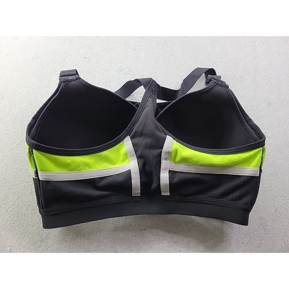 Victoria Secret VSX Zip Front Women's 32DD Sports Bra Racerback High Impact - Picture 4 of 10